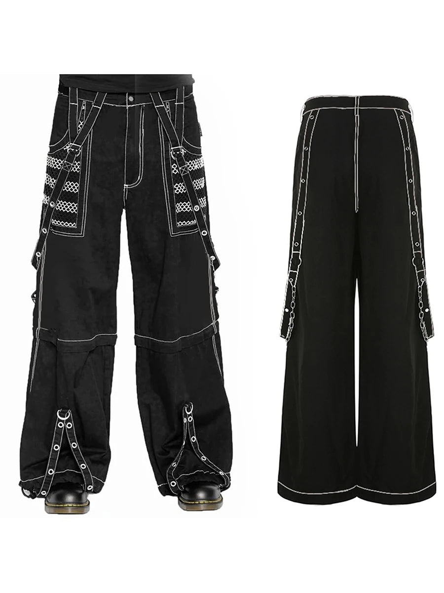 Pantalones acampanados punk